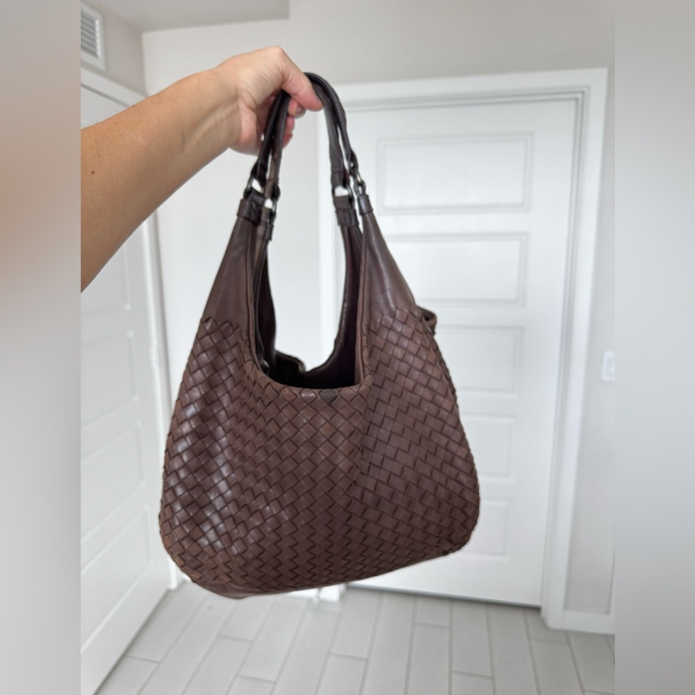 Bottega Veneta Intrecciato Campana Hobo Bag